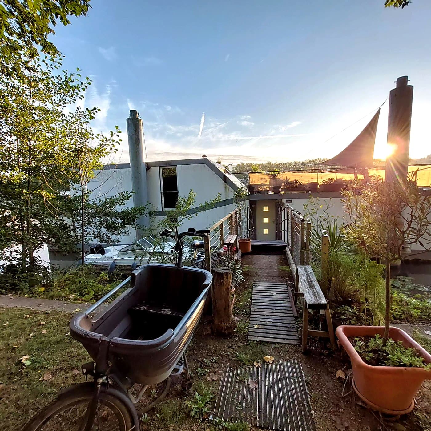 Côté jardin, l'esprit du bord